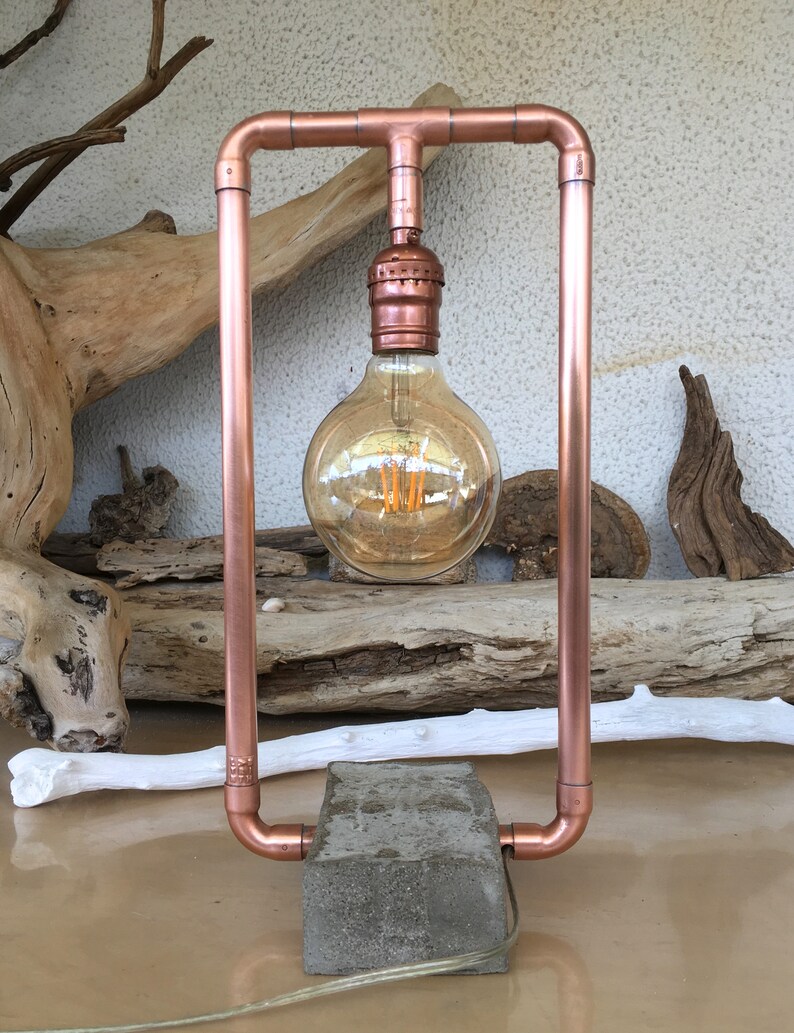 Concrete Lamp Table Lamp Desk Lamp Bedside Lamp Etsy