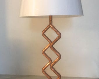 Table Lamp | Desk Lamp | BedSide Lamp | Copper Lamp | Modern Lighting | Copper Home Decor | Steampunk Lamp | Fashion Lighting| One of a kind