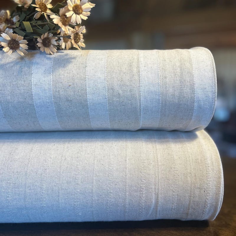 Beige Rattan Linen Beige Linen Fabric - Etsy