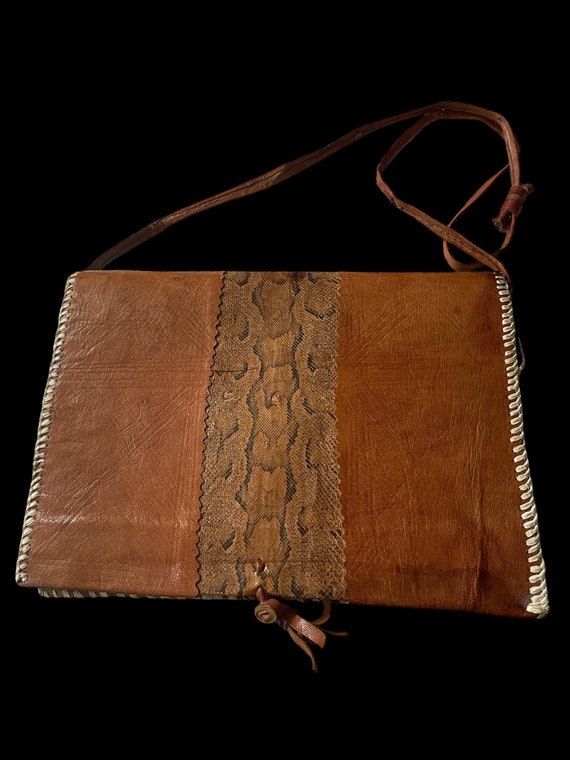 Vintage Boho Chic Leather Bag