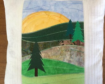 Landscape pillow