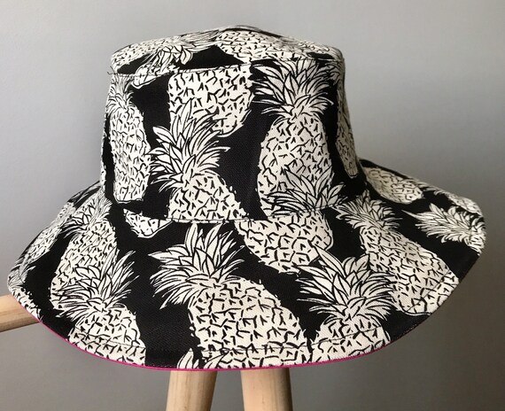 pineapple print bucket hat
