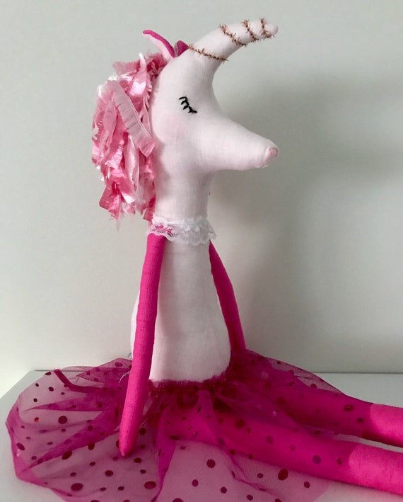 unicorn ballerina doll