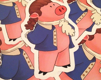 HAM-ilton 3.5" Vinyl Stickers