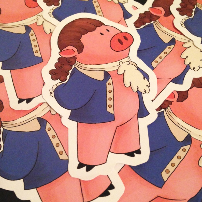 HAM-ilton 3.5 Vinyl Stickers image 1