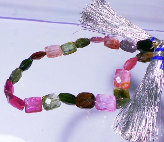 Beautiful 7 carat watermelon tourmaline slice
