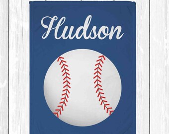 Toddler Baseball Blanket - Boy Daycare Blanket - Baseball Nursery Decor - Baseball Baby Blanket - Personalized Baseball Blanket