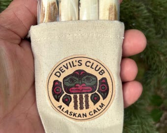 Varitas de garrote del diablo de Alaska: ambientador natural, suministros para elaborar perlas aromáticas caseras.