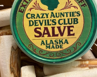 Crazy Auntie’s Extra Strong Devil’s Club Salve — Alaska Wildcrafted Joint & Muscle Balm