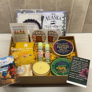 Alaskan Self-Care Kit – Twilight Salve, Devil's Club Lip Balm, Crystal Bracelet, Zen