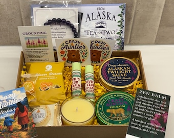 Alaskan Self-Care Kit – Twilight Salve, Devil's Club Lip Balm, Crystal Bracelet, Zen