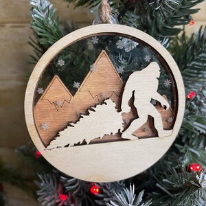 Big foot  Sasquatch ornament