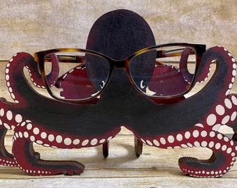 Octopus eyeglass holder