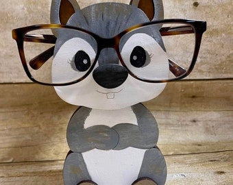 Squirrel eyeglass holder