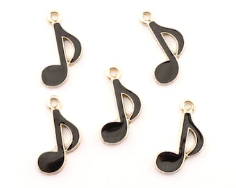 QIHAIQ /Ét/é 925 Sterling Silver Note De Musique Charm Charm Cheville pour Femmes Argent 925 Bracelet De Cheville sur La Jambe Cha/îne Longueur R/églable