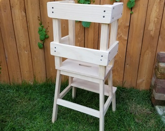 Montessori Style Learning Stool / Kitchen Helper