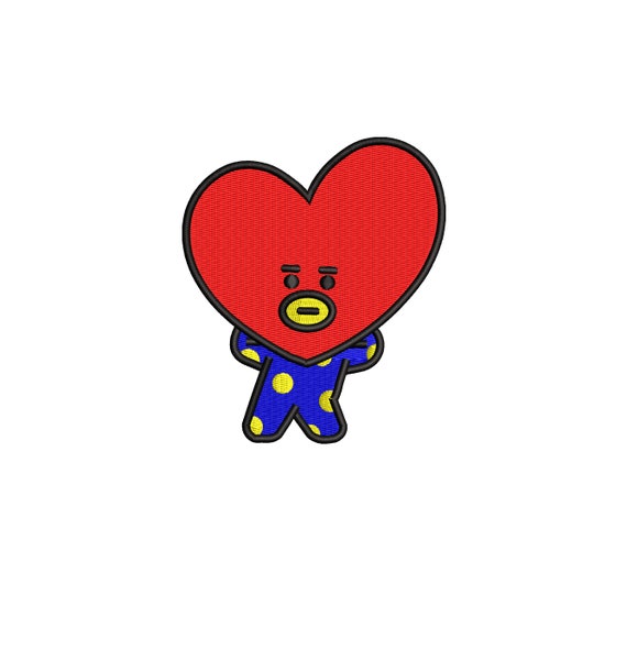 Tata Bt21 Bts Embroidery Design Etsy 日本