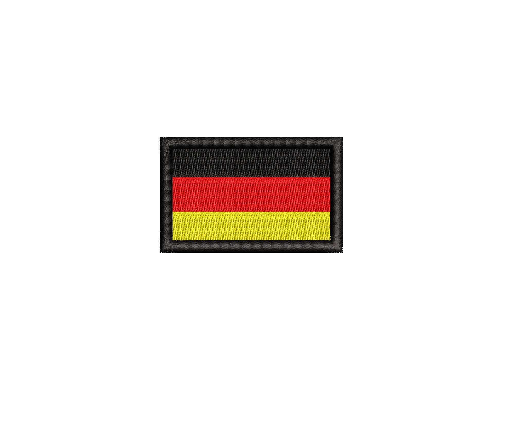 Mix Italia Alemania bandera País Sew en bordado insignia símbolo personalizado 