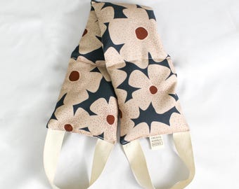 Floral Weighted Neck Wrap: Hot Cold Therapy, Stress Relief