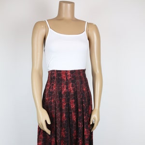 80s ANOKHI HANDWORKS SKIRT Indian block print cotton rare made in India