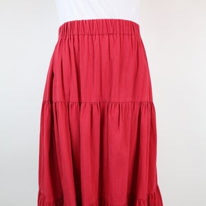 80s SHELBI RANCH SKIRT cotton full circle western medium vintage