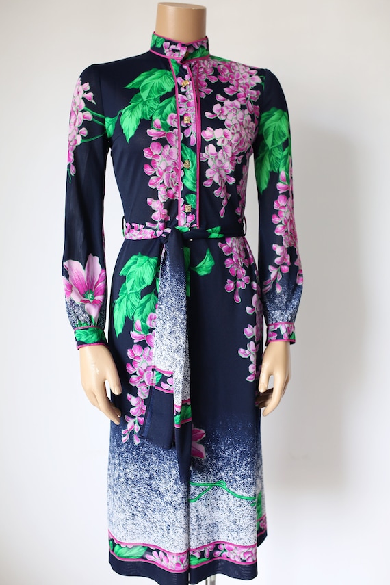 2000s DORIAN FLORAL DRESS size small made in Tokyo