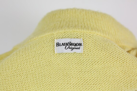 60s BLAIRMOOR YELLOW CARDIGAN wool size small - image 8