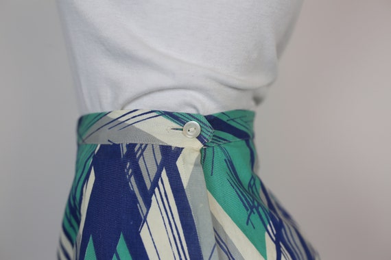 60s SANFORIZED HIGH WAIST shorts abstract design … - image 3