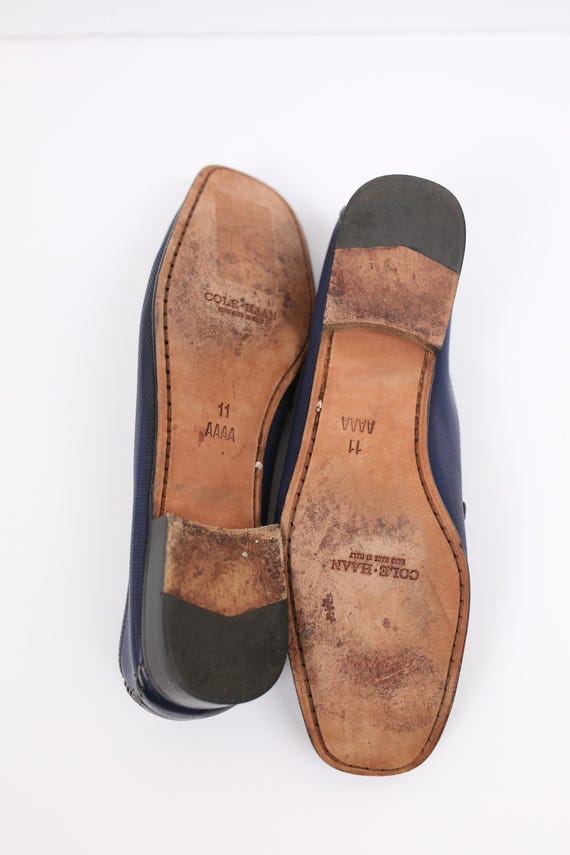 Men’s Cole Hahn leather penny loafers size 9.5 Cole Hahn Black Patent Leather Penny Loafers Size 9.5B Pre  main image 4
