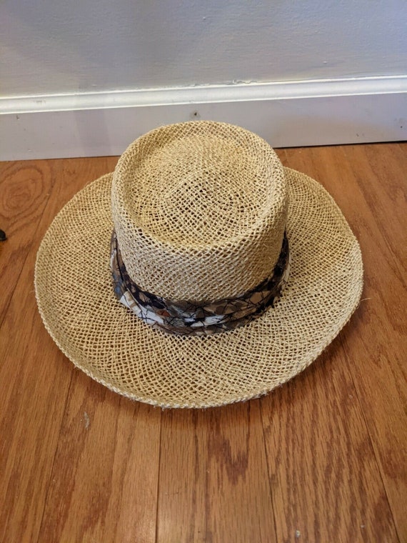 VTG Dorfman Pacific Straw Panama Hat 