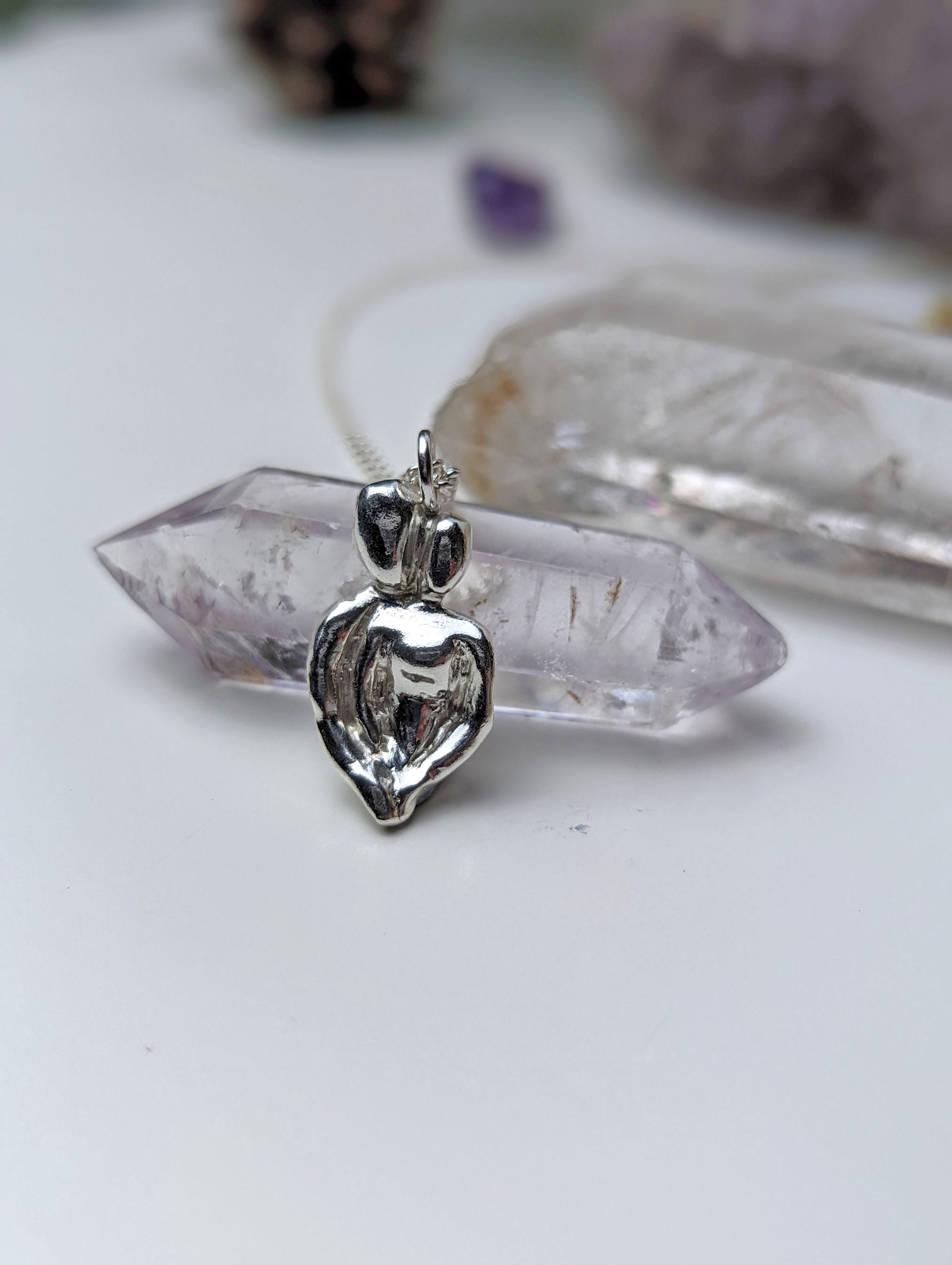 Sterling Silver Twin Flame Pendant. Love Necklace Pendant for Lovers ...