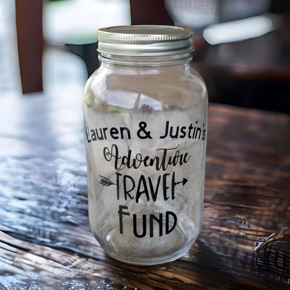 Adventure Fund, Adventure Fund Savings Jar, Adventure Savings Jar, Custom  Savings Jar, Adventure Piggy Bank 