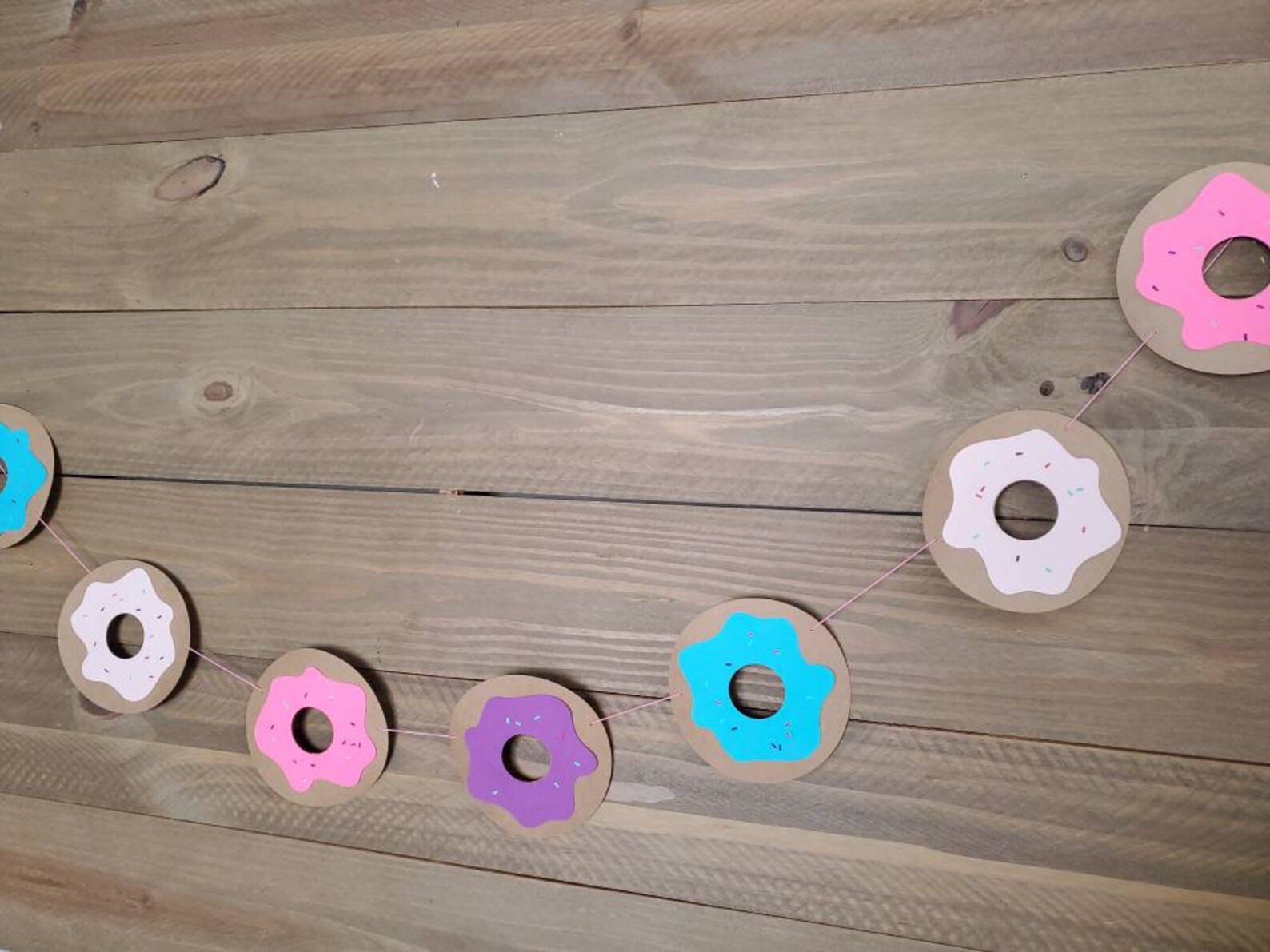 Sprinkle Donut Theme Party Banner Sprinkle Donut Glazed Donut Etsy