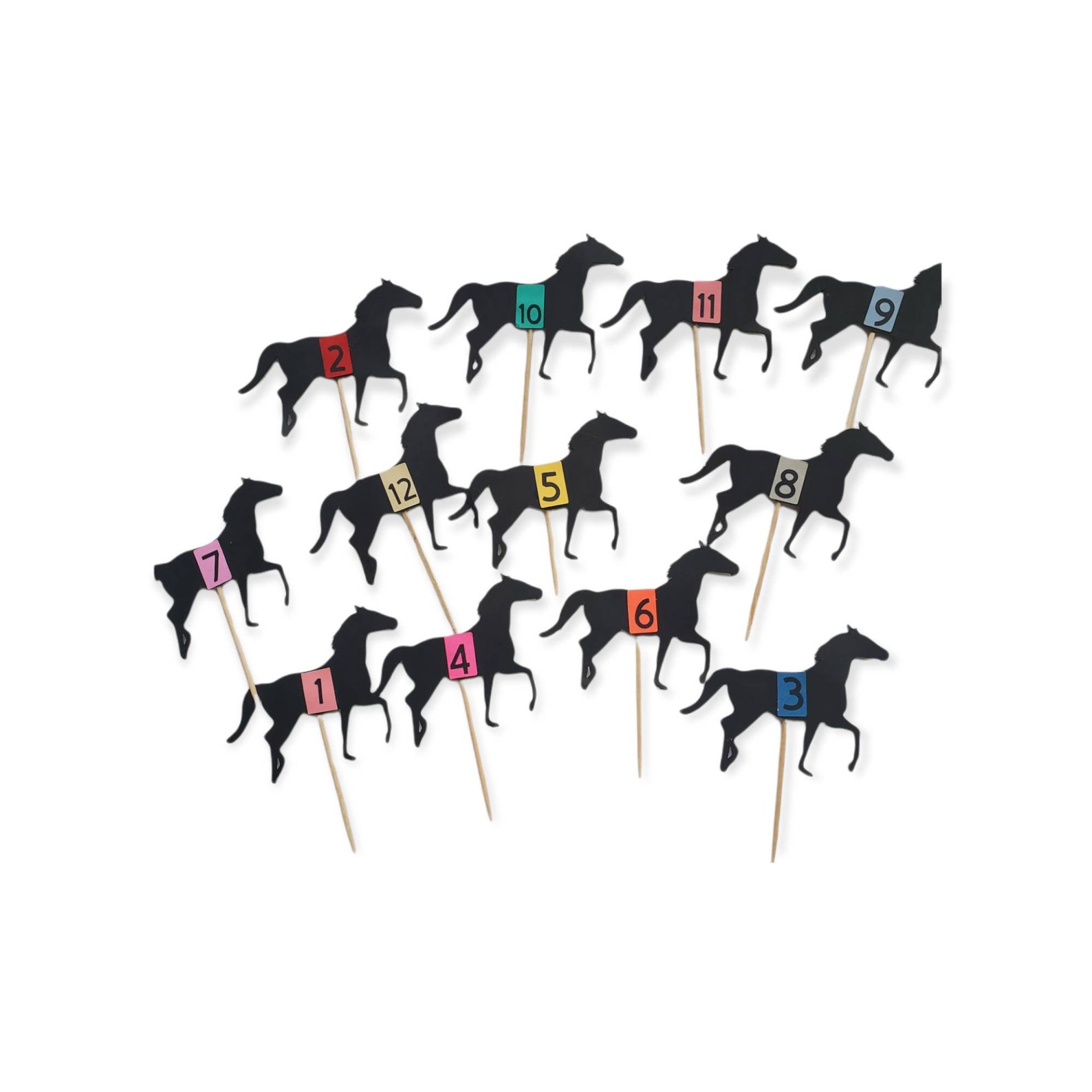 Racehorse Kentucky Derby Cupcake Toppers Horse Theme Food and Etsy