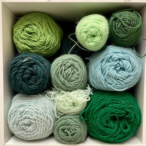 2LB or 5LB Yarn Lover&#39;s Dream Lot — Curated or Mystery! New + Vintage Yarn Bundles by Color or Chaos!