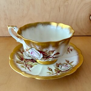 Vintage Royal Albert Gold Crest Series Teacup & Saucer