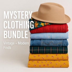 Mystery Thrift Outfit Box – Handpicked Looks from Vintage & Modern Finds | 1, 3, 5, or 10 Curated Outfits