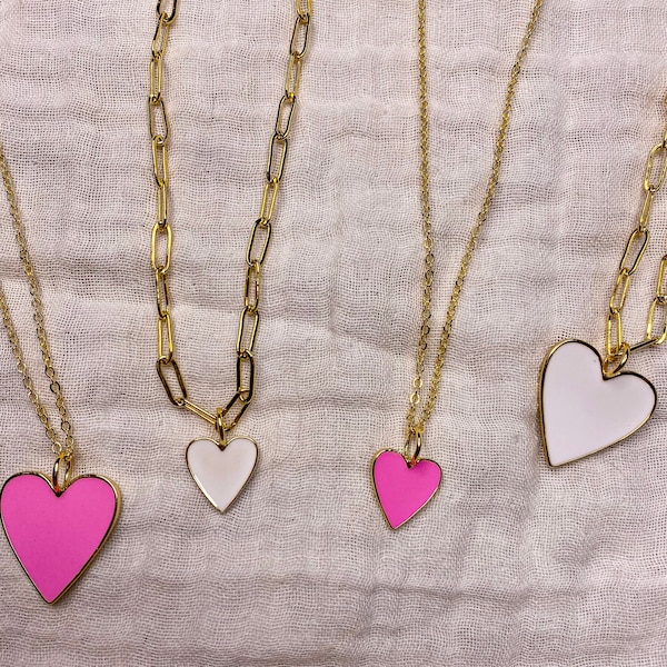 Preppy Herz Halskette
