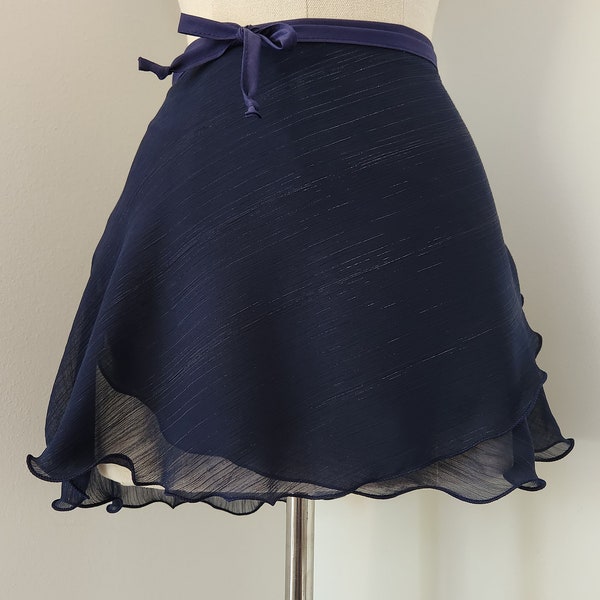 Midnight Glow ballet wrap skirt