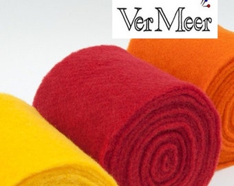 over 30 colors - soft wool fleece - approx. 15 cm wide and 4 mm thick * felt band * wool band * pot band * soft felt * fleece * pure wool