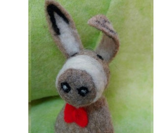 IAAAH , the donkey with the big ears - a felted egg warmer UNIKAT