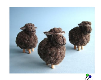 braunes WOLL SCHAF / SCHÄFCHEN ...   :))
