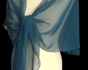 softly falling chiffon available as a beautiful stole in over 70 colors