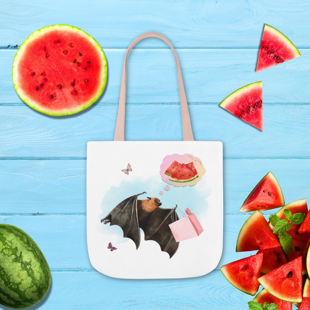 G2TUP Bat Lover Tote Bag - Waterproof Shopping Bag, Bat Species Design - View #6