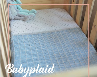 Knitting pattern baby plaid Soft Fun (in Dutch)