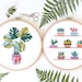 Alison Krone reviewed Flowers Cross Stitch Patterns Set - Instant Download