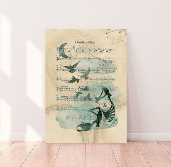 A Evaristo Carriego Wall Art Poster Tangovintage Sheet Music Etsy