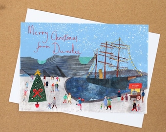 Merry Christmas from Dundee, Dundee Christmas card, V&A Dundee