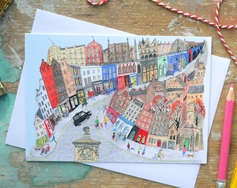 Victoria Street, Edinburgh Greeting Card