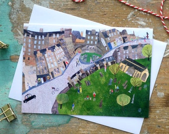 Greyfriars kirk, Candlemaker Row, Edinburgh Greeting Card